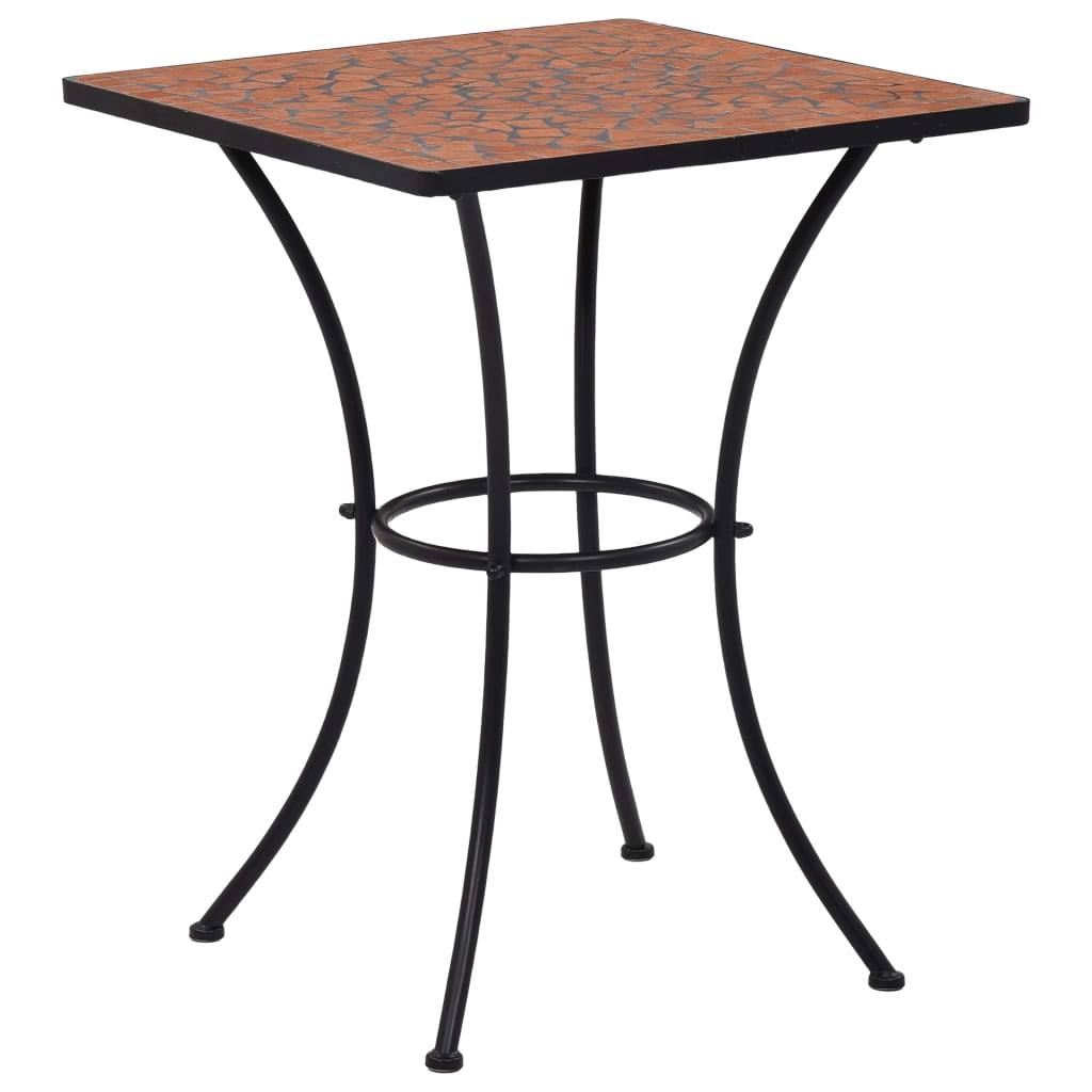 vidaXL 3-tlg. Bistro-Set Keramik Terrakotta