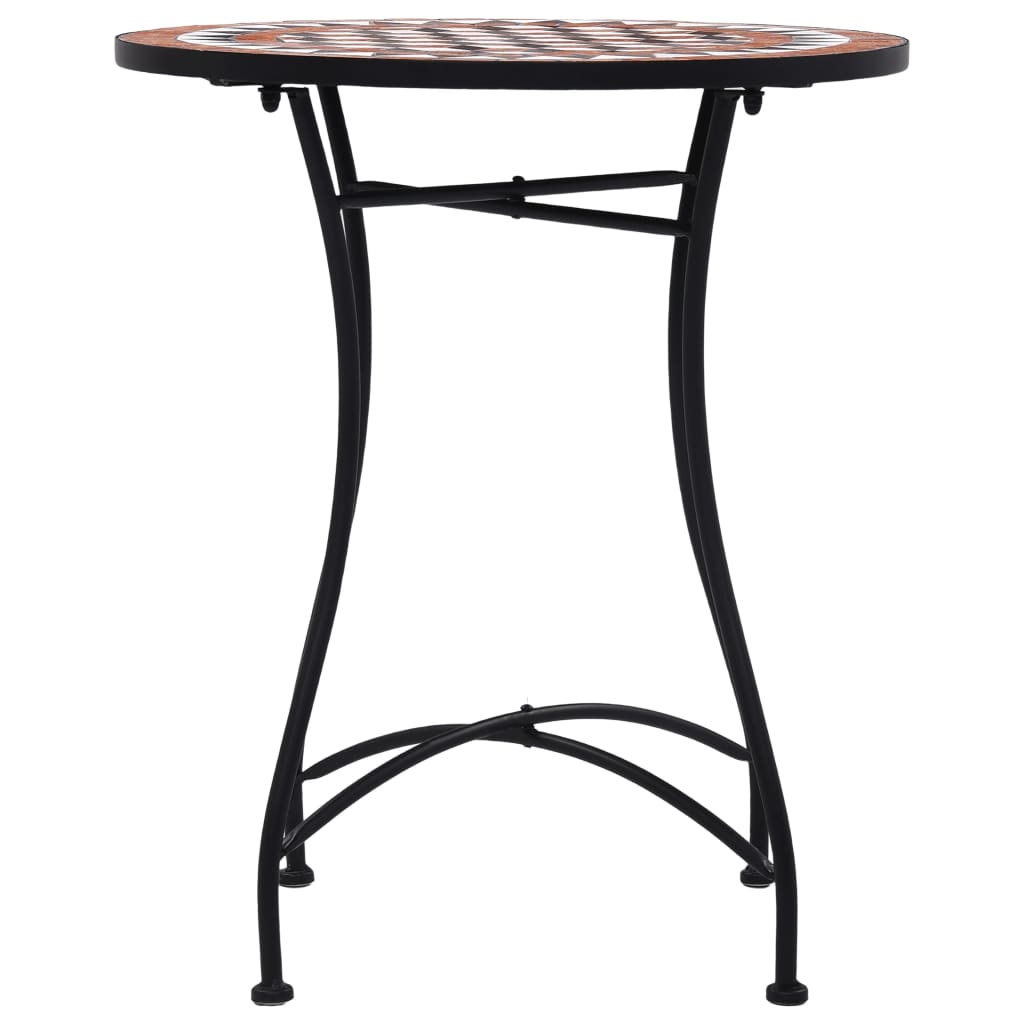 vidaXL 3-tlg. Bistro-Set Mosaik Keramik Terrakotta