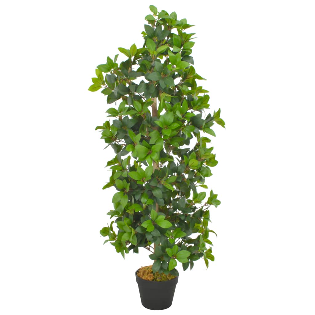 vidaXL Künstliche Pflanze Lorbeerbaum mit Topf Grün 40 cm