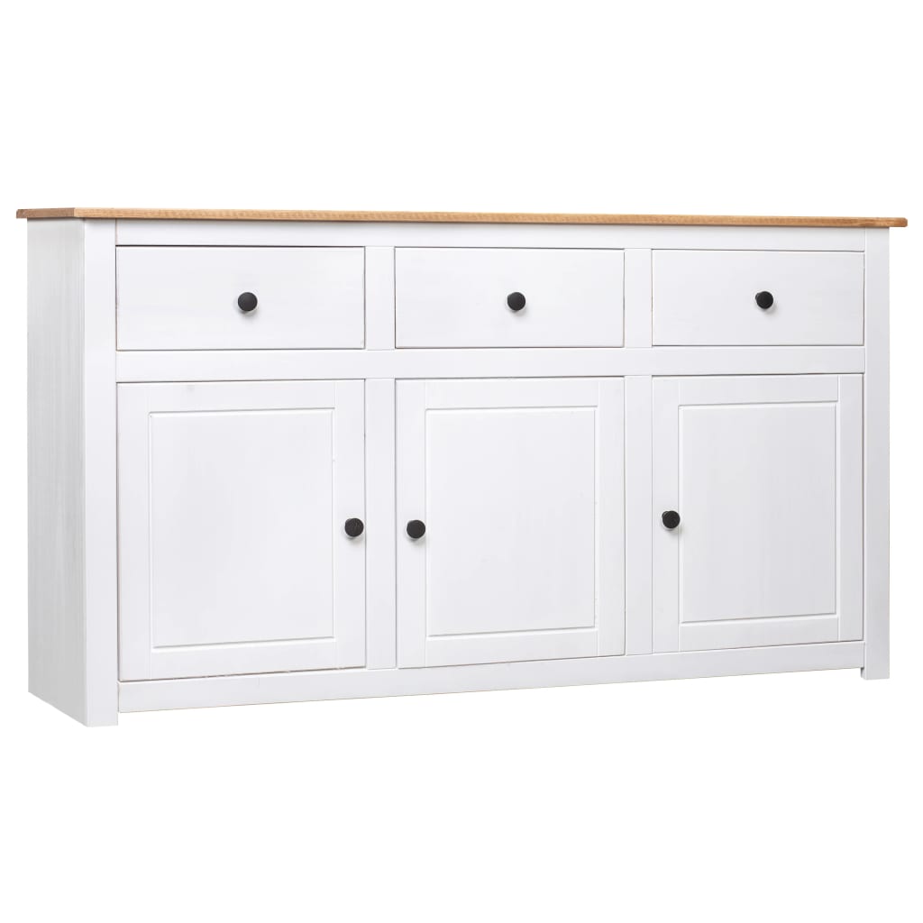 vidaXL Sideboard 135 x 40 x 80 cm Massivholz Panama-Kiefer