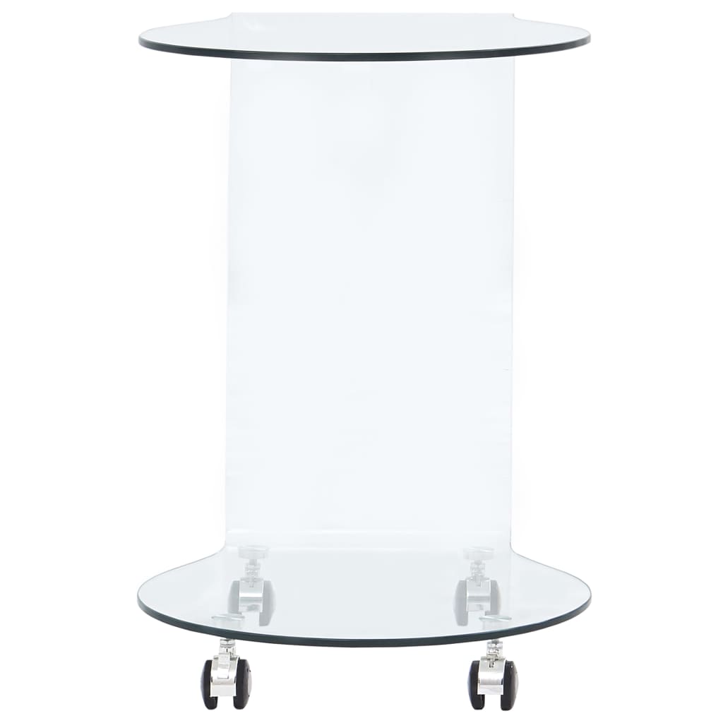 vidaXL Couchtisch 45x40x58 cm Hartglas