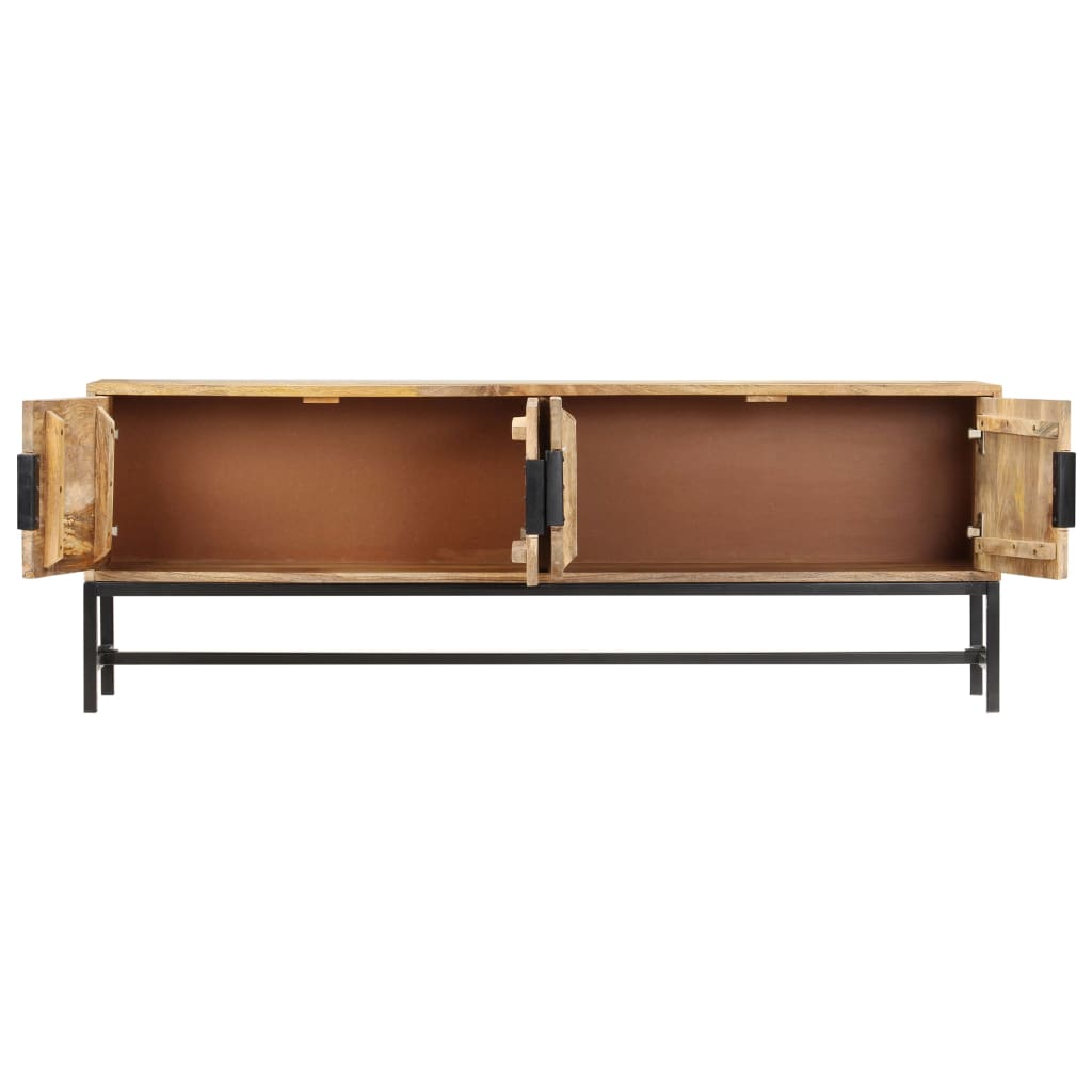 vidaXL TV-Schrank 140x30x50 cm Massivholz Mango