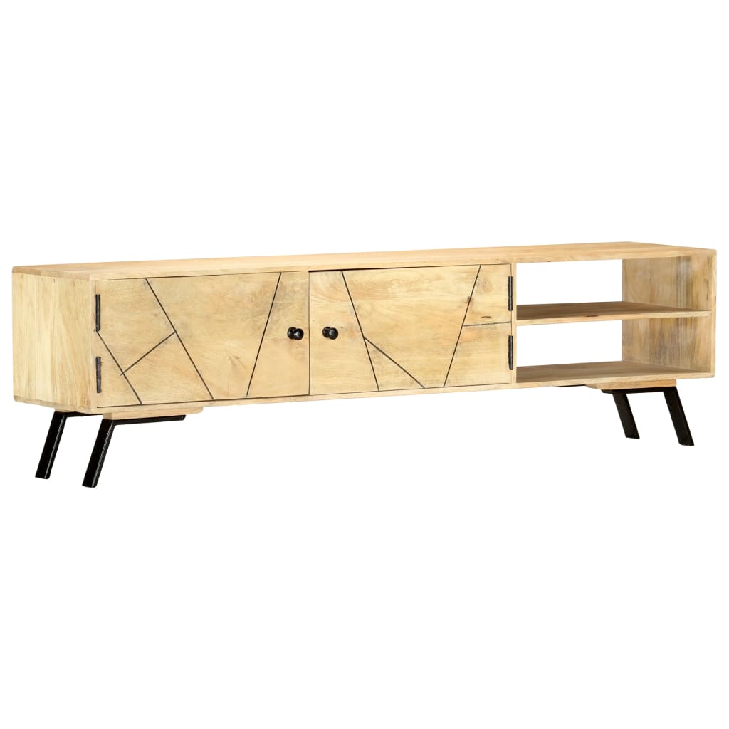 vidaXL TV-Schrank 140x30x40 cm Massivholz Mango