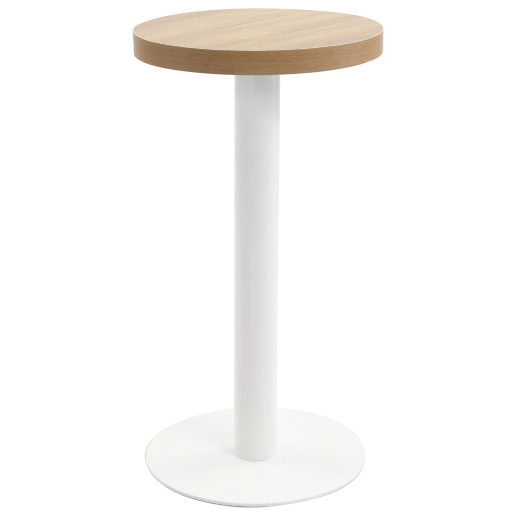 vidaXL Bistrotisch Hellbraun 40 cm MDF