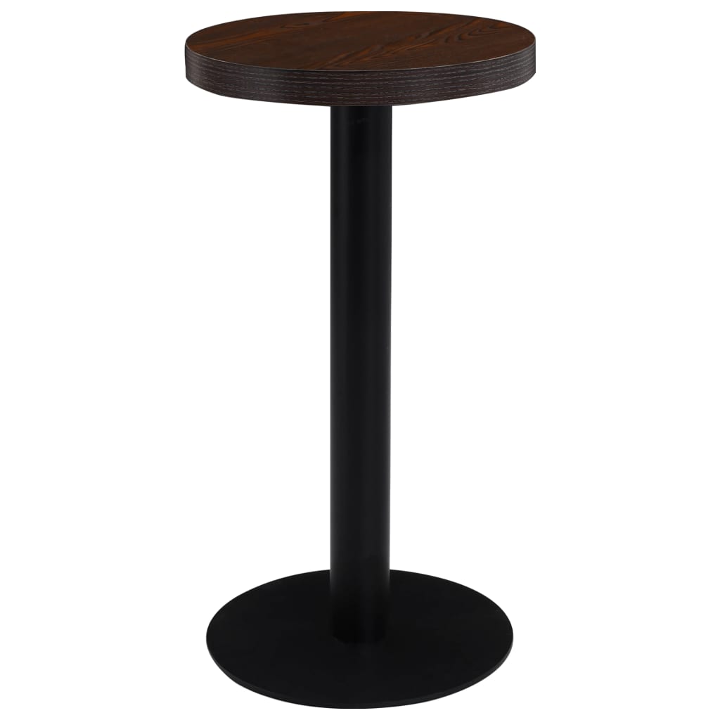 vidaXL Bistrotisch Hellbraun 40 cm MDF