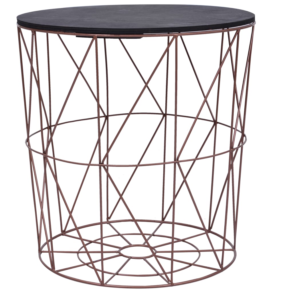 vidaXL Couchtische 3 Stk. Kupferfarben