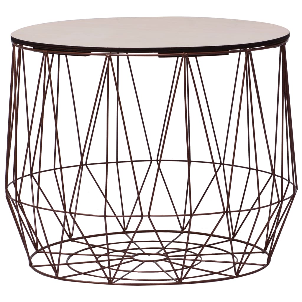 vidaXL Couchtische 2 Stk. Kupferfarben