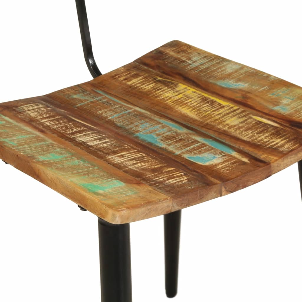 vidaXL Esszimmerstühle 2 Stk. Altholz Massiv