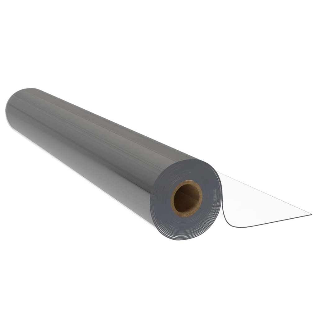 vidaXL Tischfolie-Rolle Transparent 0,9x15 m 1,6 mm PVC