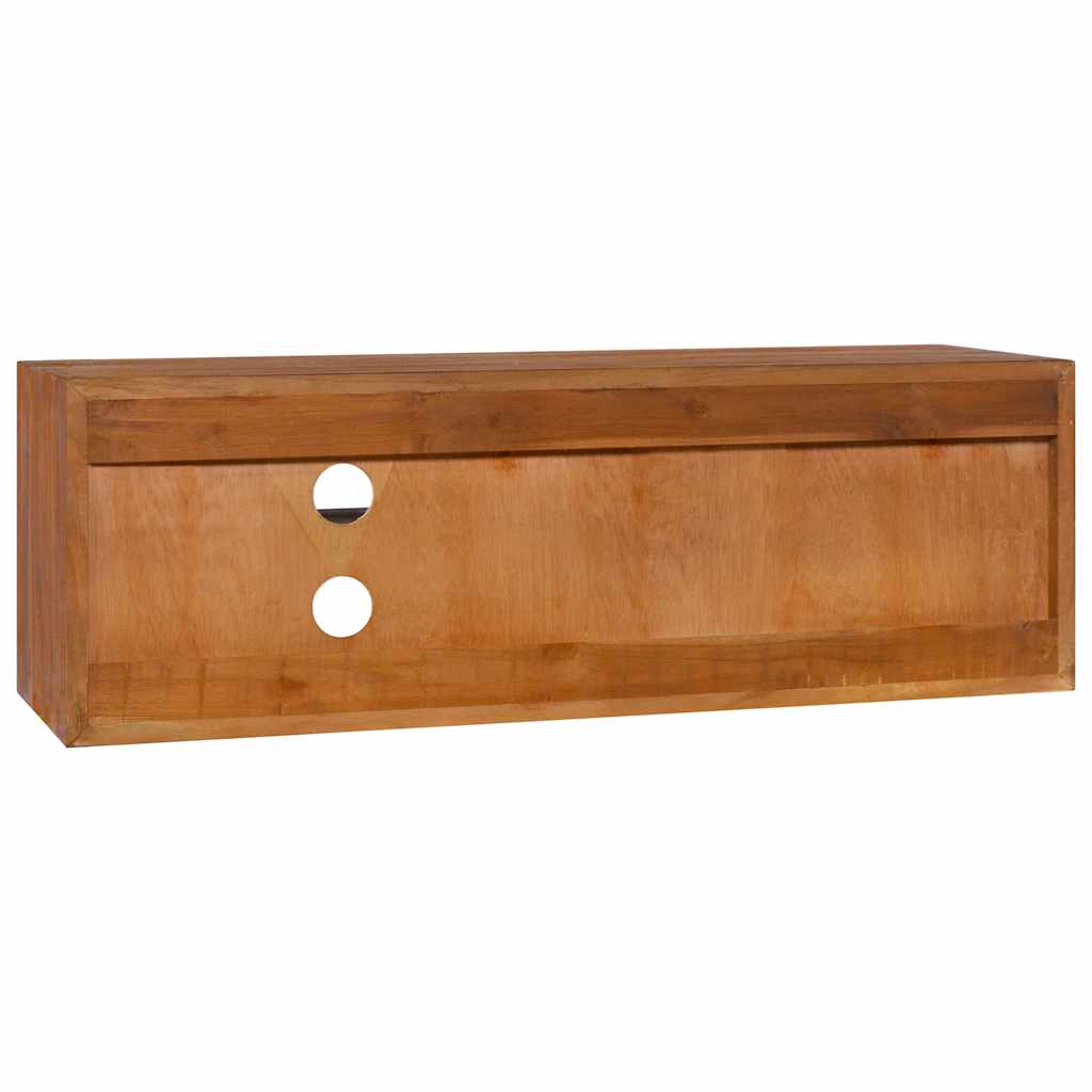 vidaXL Wand-TV-Schrank 90x30x30 cm Teak Massivholz