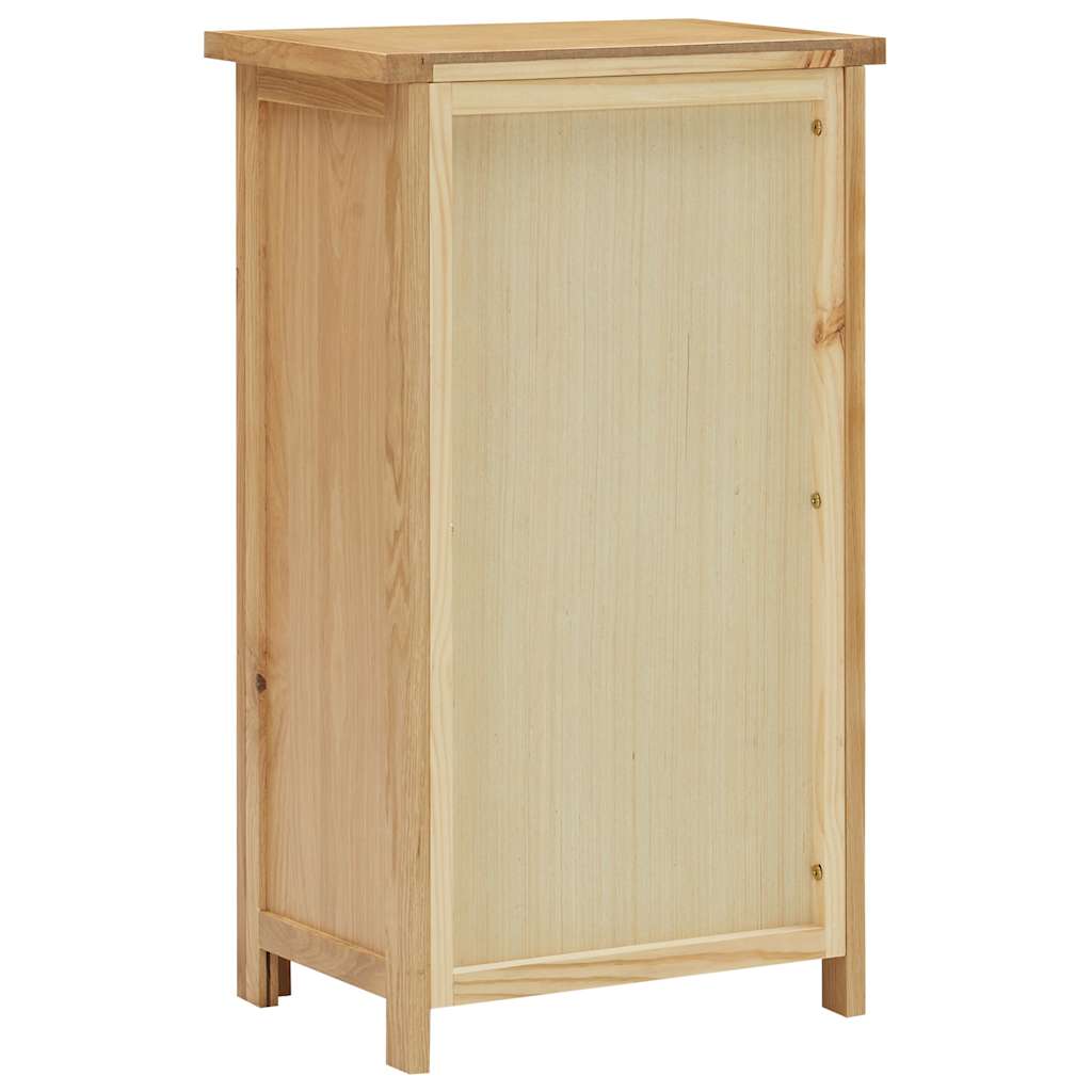 vidaXL Schrank 45x32x85 cm Eiche Massivholz