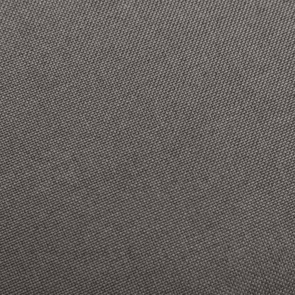 vidaXL Schaukelstuhl Hellgrau Stoff