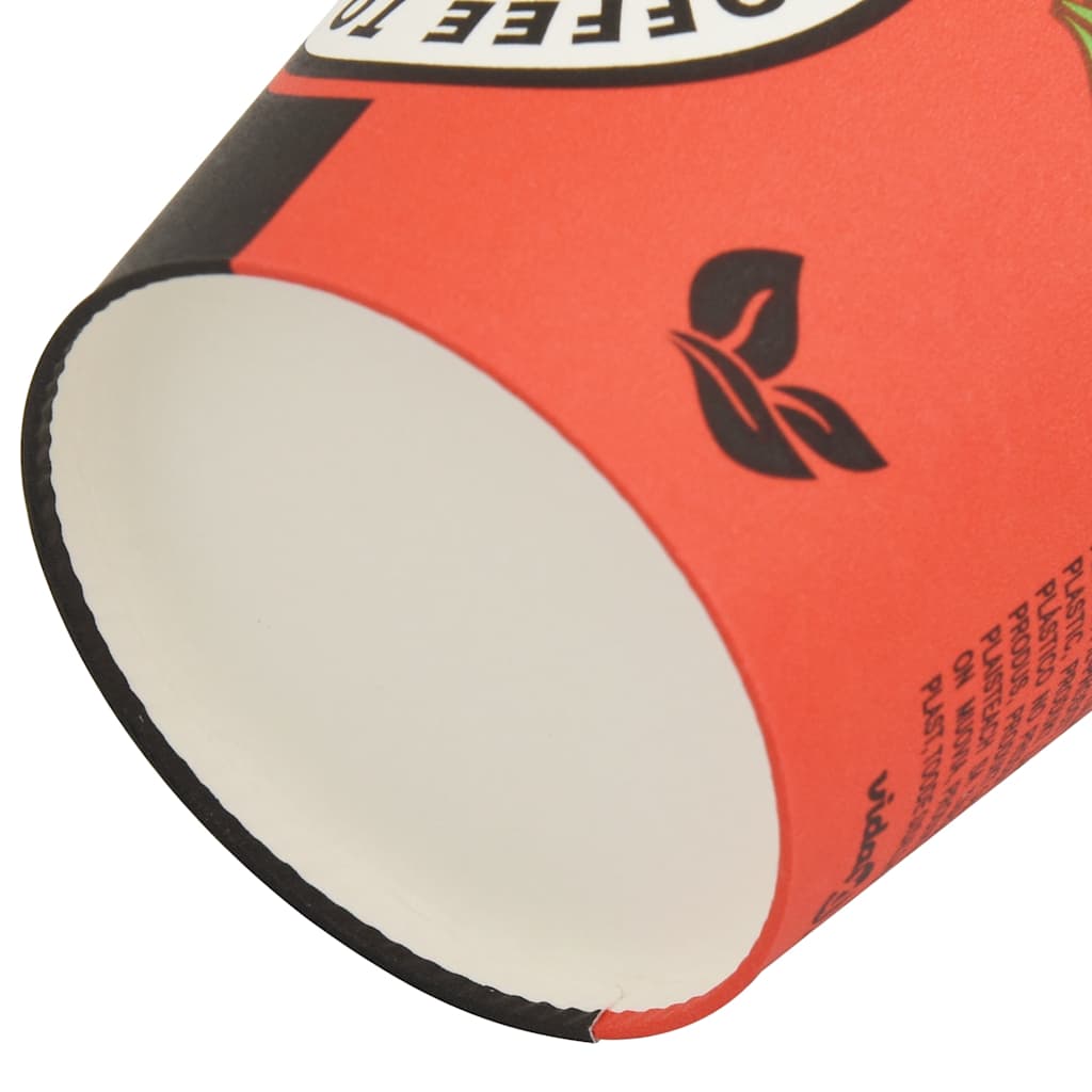 vidaXL 1000 Stk. Einweg-Kaffeebecher Pappe 120 ml (4 oz)