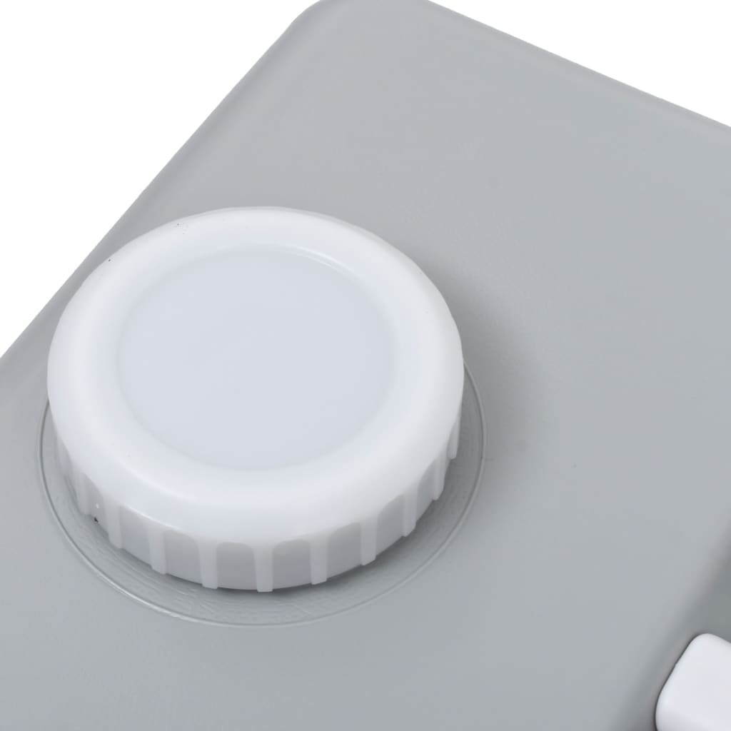 vidaXL Camping-Wassertank mit Rollen 25 L Grau