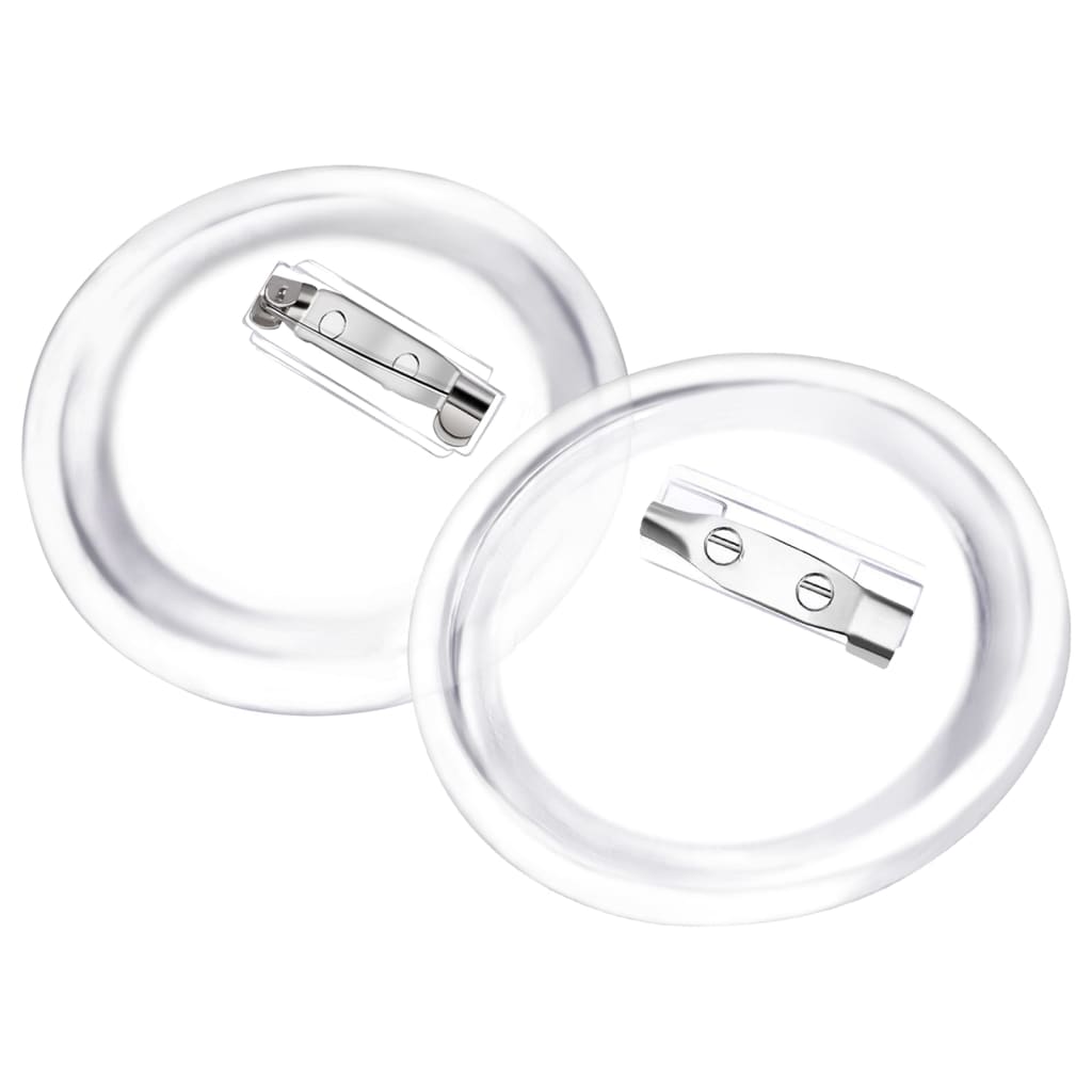 vidaXL Button-Set mit Anstecknadel 100 Stk. Acryl 58 mm