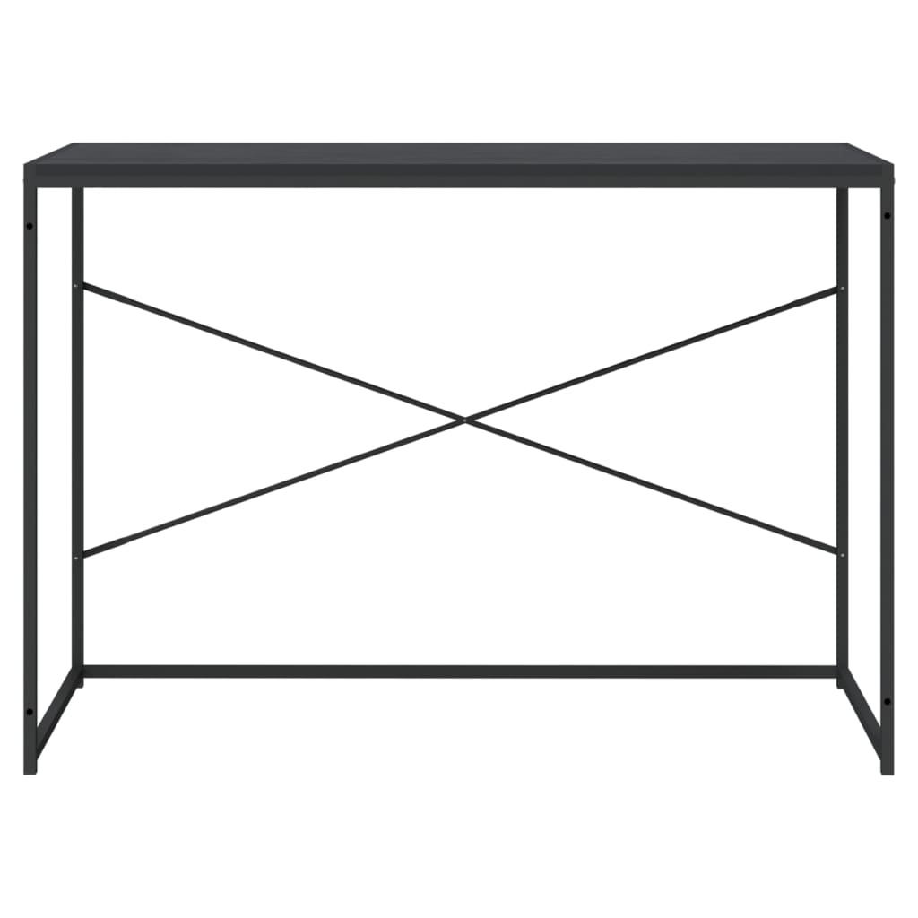 vidaXL Computertisch Schwarz 110x60x70 cm Holzwerkstoff