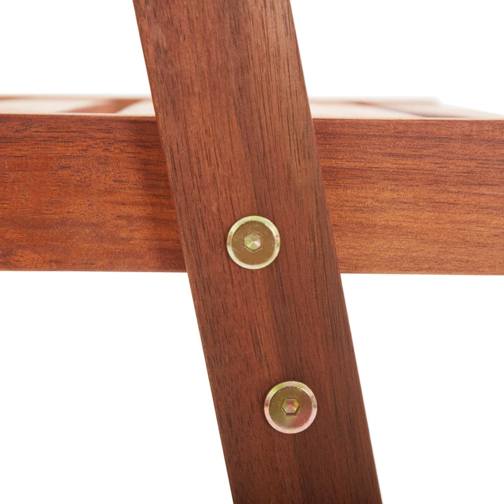 vidaXL Gartenstühle 4 Stk. Massivholz Akazie