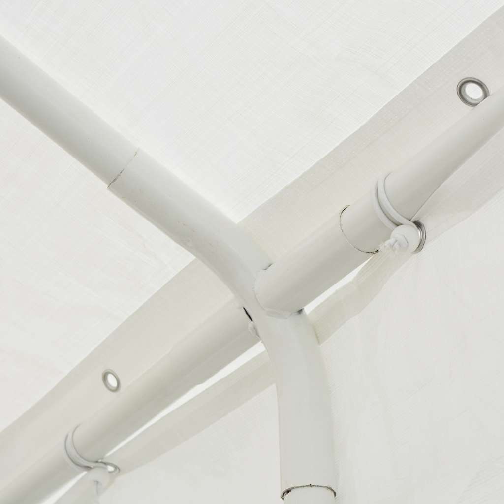 vidaXL Partyzelt PE 6x16 m Weiß