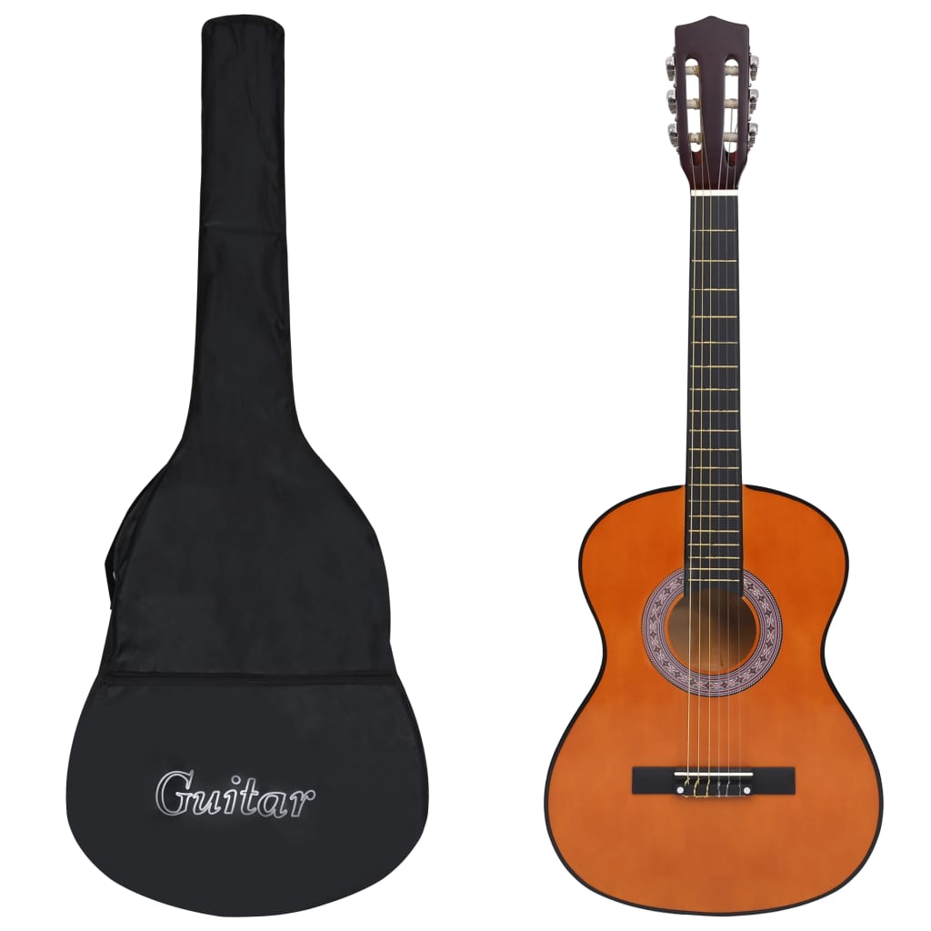 vidaXL Klassikgitarre für Anfänger mit Tasche 4/4 39"