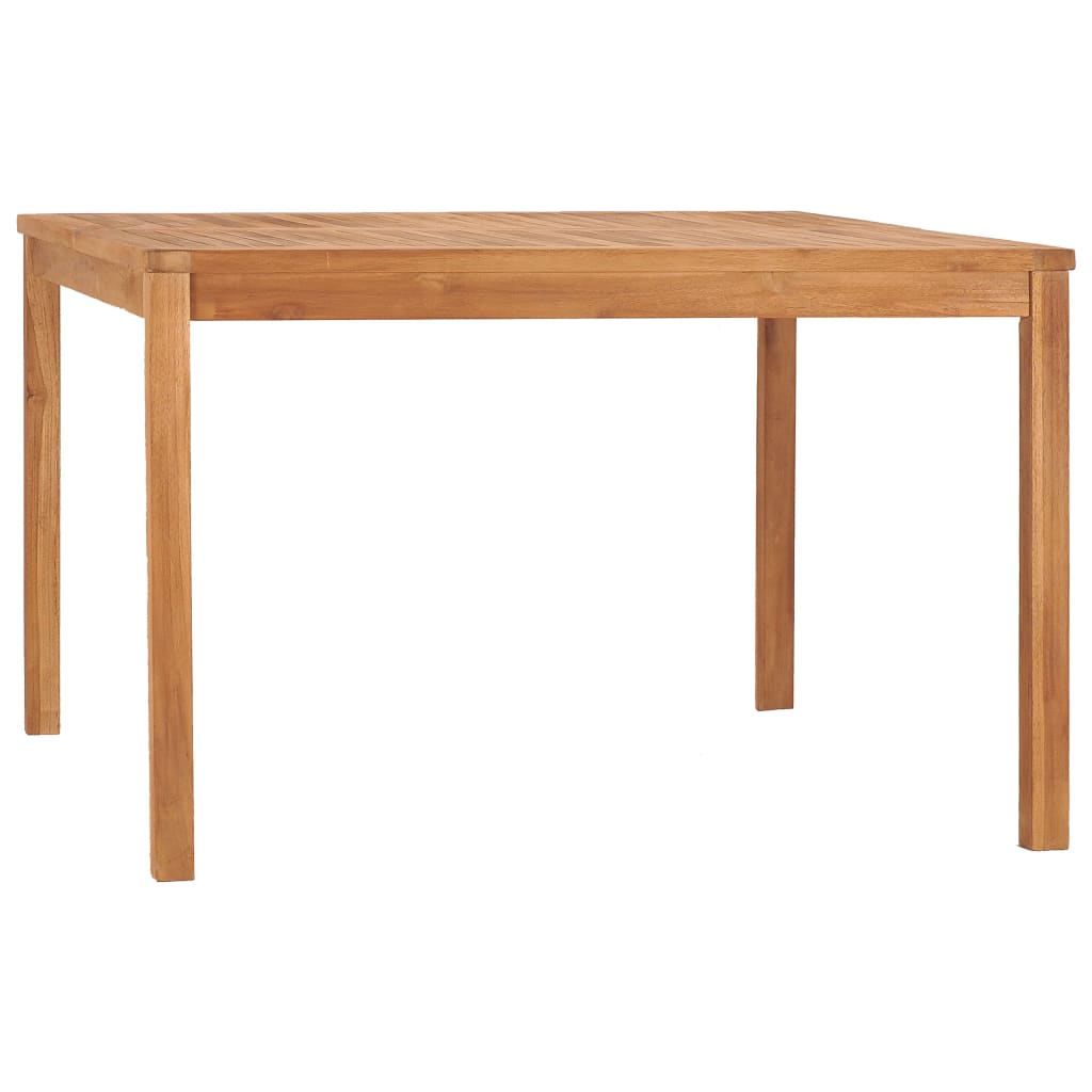 vidaXL 9-teiliges Garten-Ess-Set 120 x 120 cm Massivholz Teak