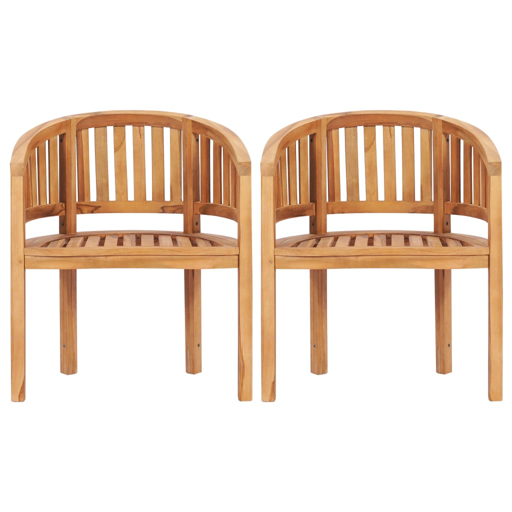 vidaXL 5-tlg. Garten-Lounge-Set Massivholz Teak
