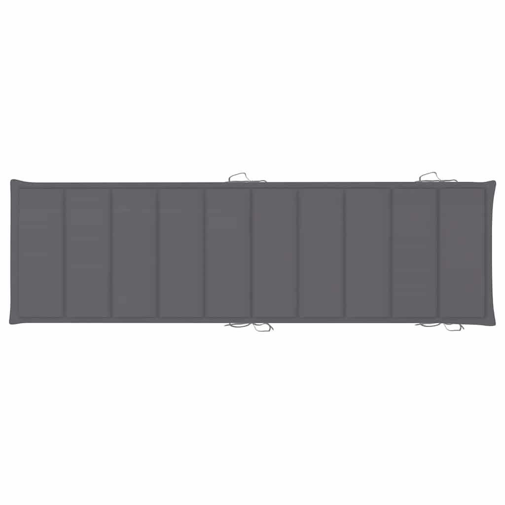 vidaXL Sonnenliege mit Auflage Akazie Massivholz