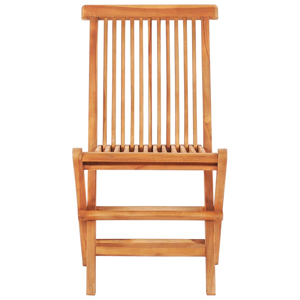 vidaXL 3-tlg. Bistro-Set mit Anthrazit Kissen Massivholz Teak