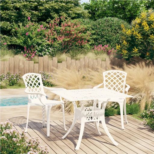 vidaXL 3-tlg. Bistro-Set Aluminiumguss Bronzen