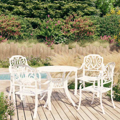 vidaXL 3-tlg. Bistro-Set Aluminiumguss Bronzen
