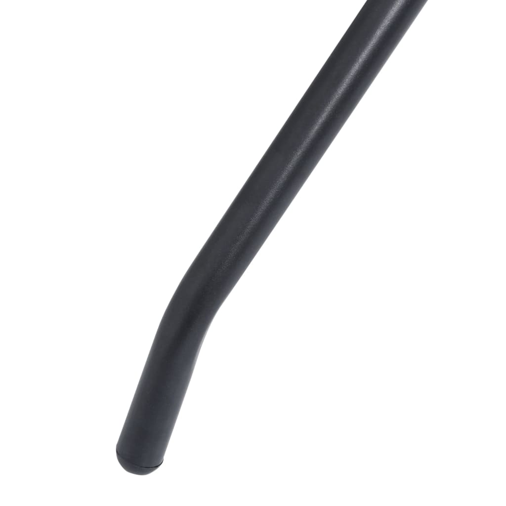 vidaXL 5-tlg. Garten-Essgruppe Aluminium und Textilene Schwarz