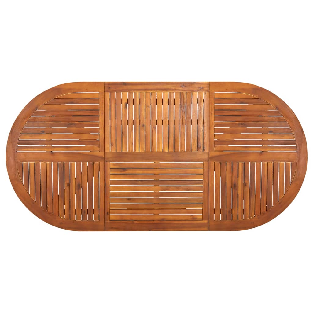 vidaXL 9-tlg. Garten-Essgruppe Schwarz