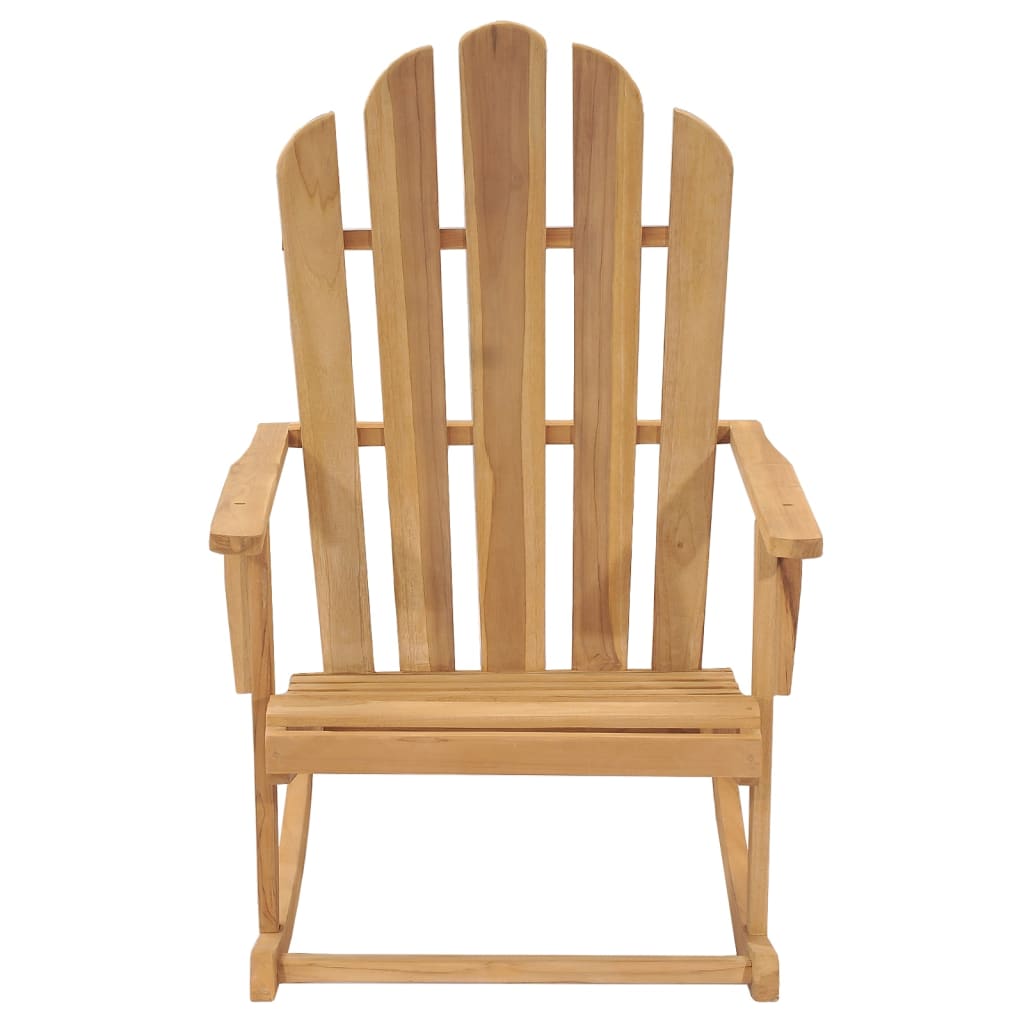vidaXL Adirondack-Schaukelstühle 2 Stk. Massivholz Teak