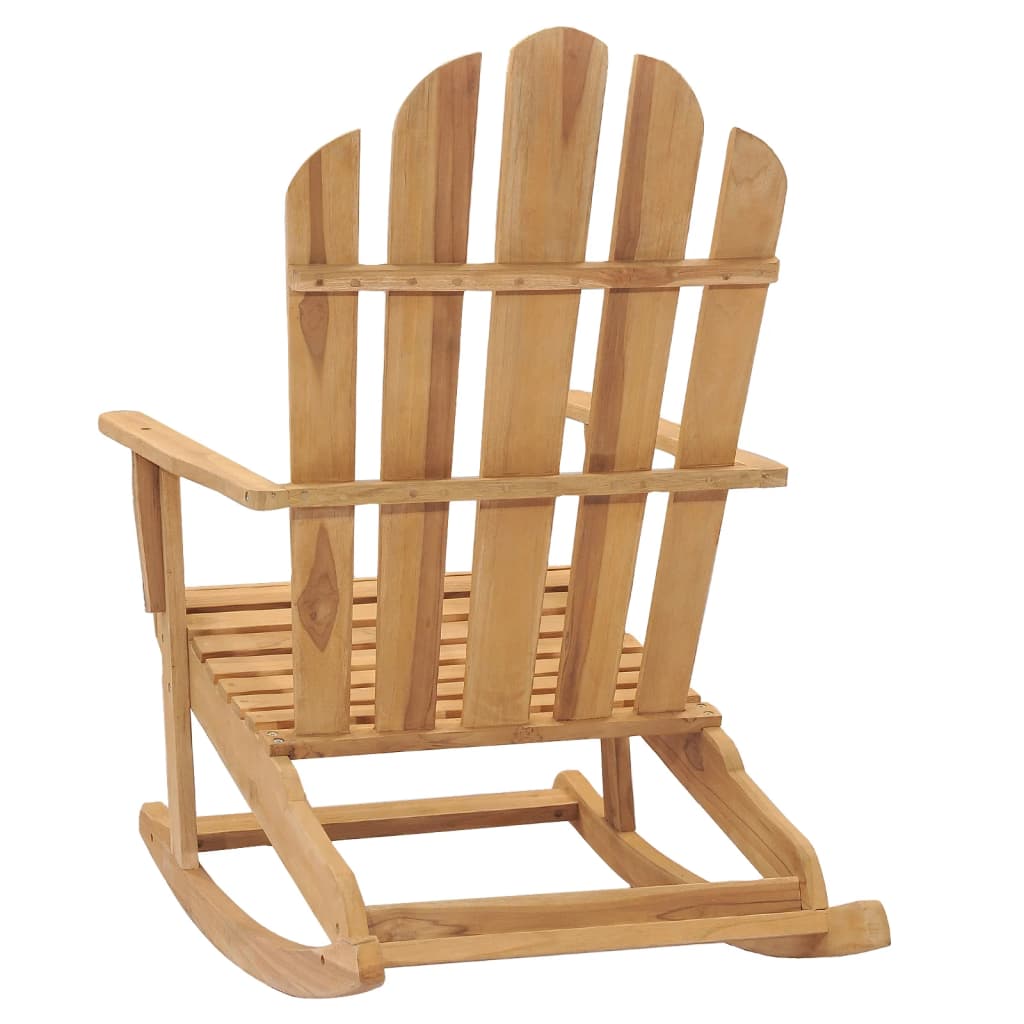 vidaXL Adirondack-Schaukelstühle 2 Stk. Massivholz Teak