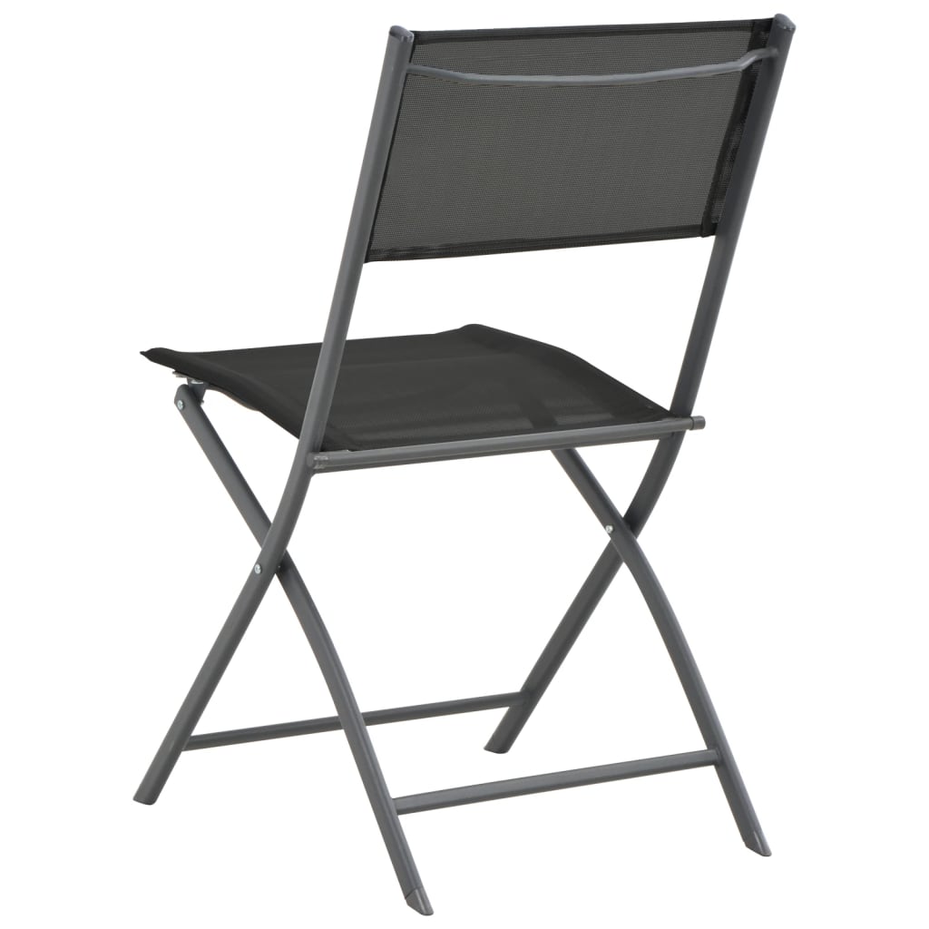 vidaXL 9-tlg. Garten-Essgruppe Stahl