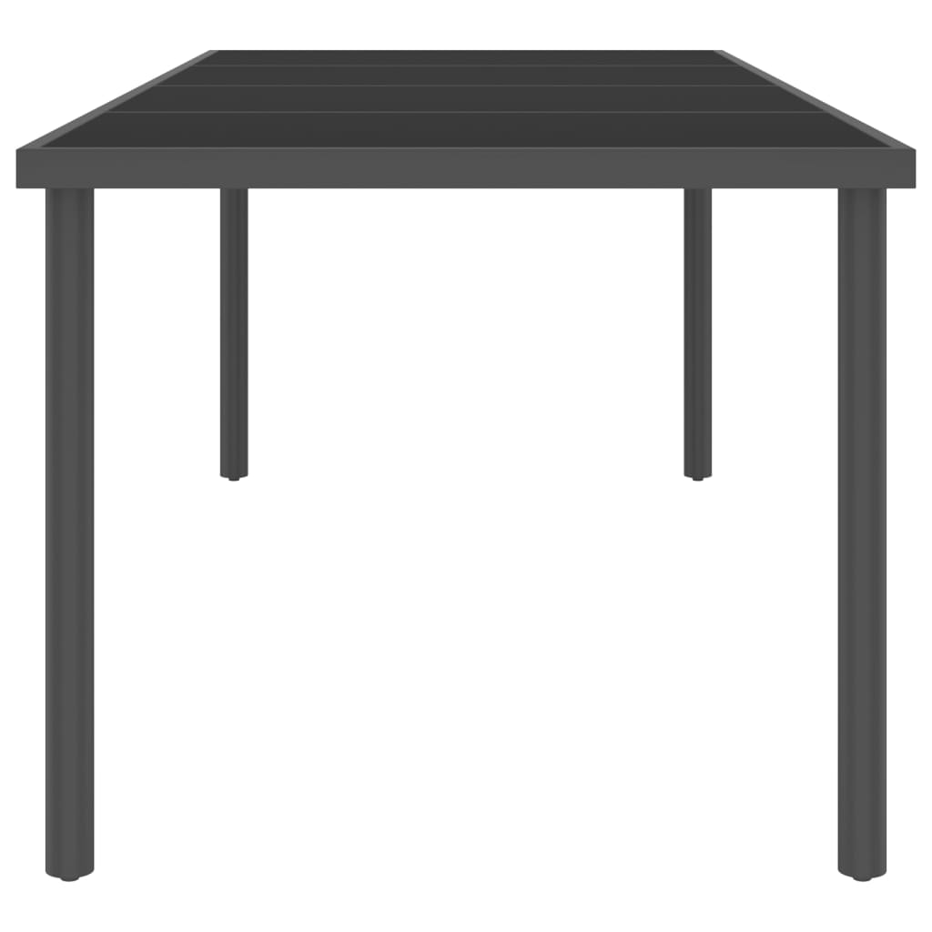 vidaXL 7-tlg. Garten-Essgruppe Stahl