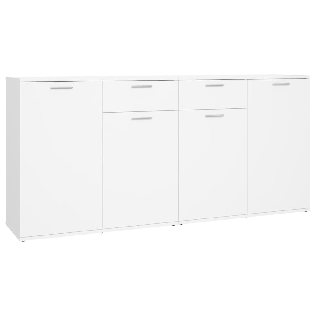 vidaXL Sideboard Weiß 160x36x75 cm Holzwerkstoff