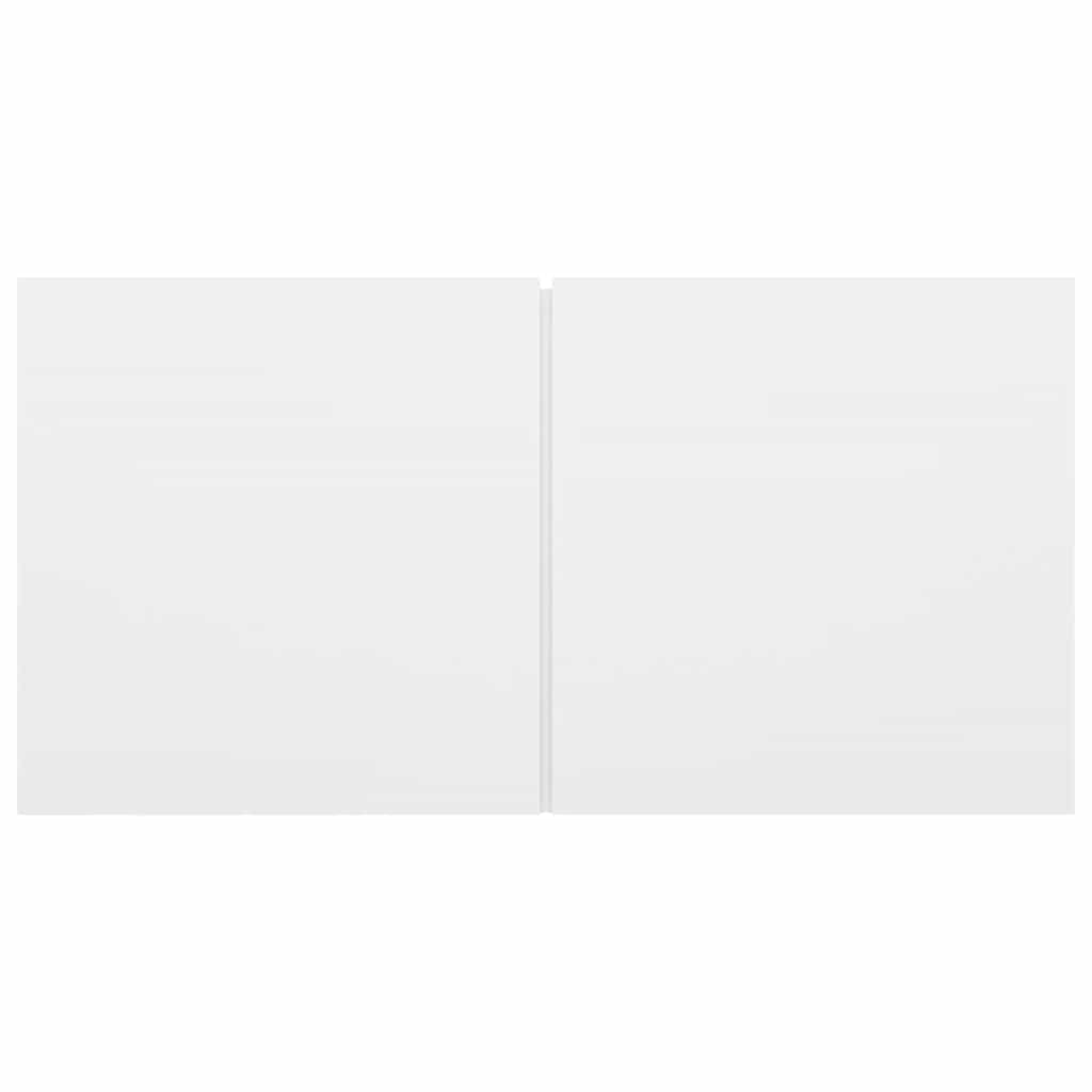 vidaXL 8-tlg. TV-Schrank-Set Weiß Holzwerkstoff