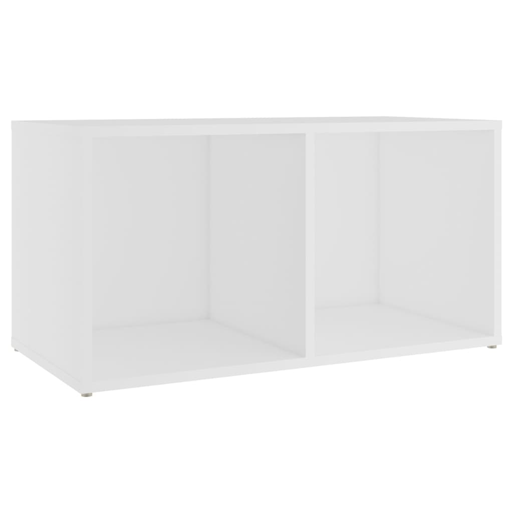 vidaXL 3-tlg. TV-Schrank-Set Weiß Holzwerkstoff
