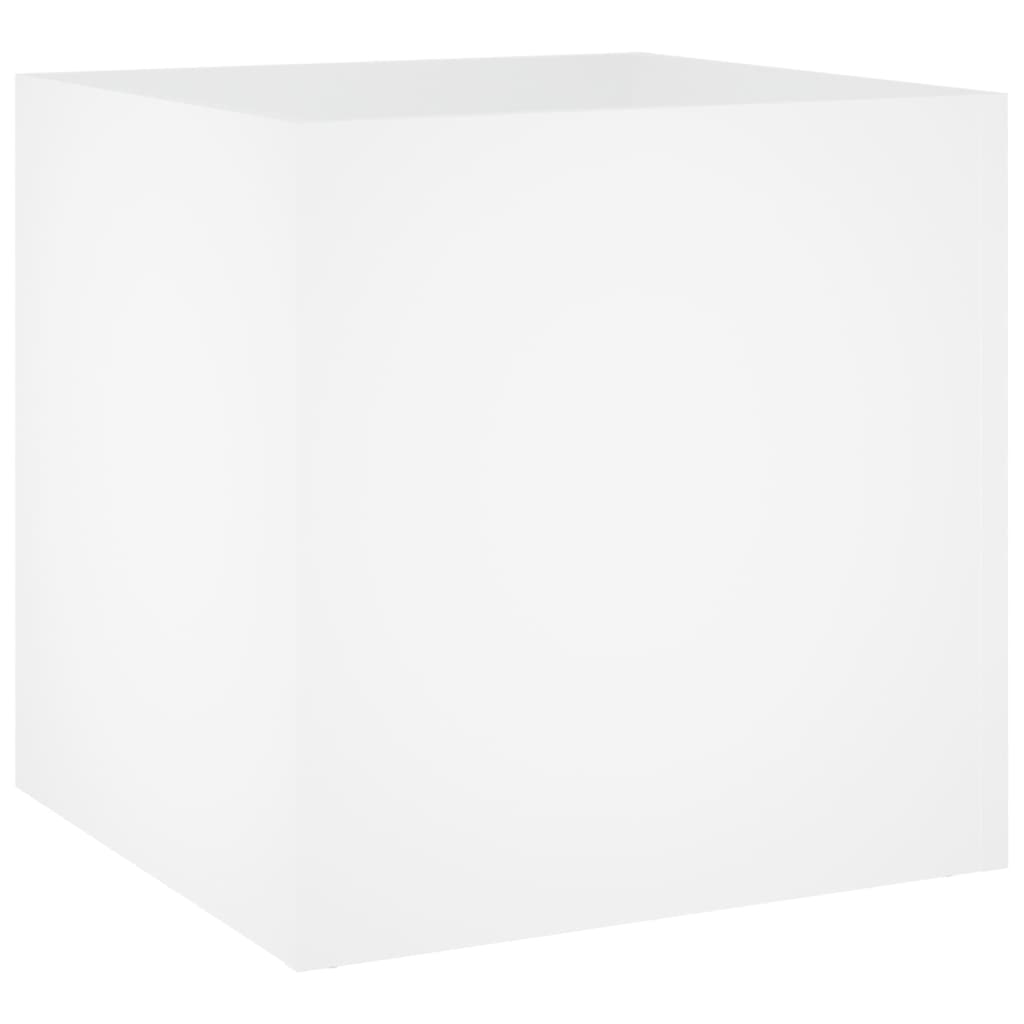 vidaXL Garderoben-Set Weiß Holzwerkstoff