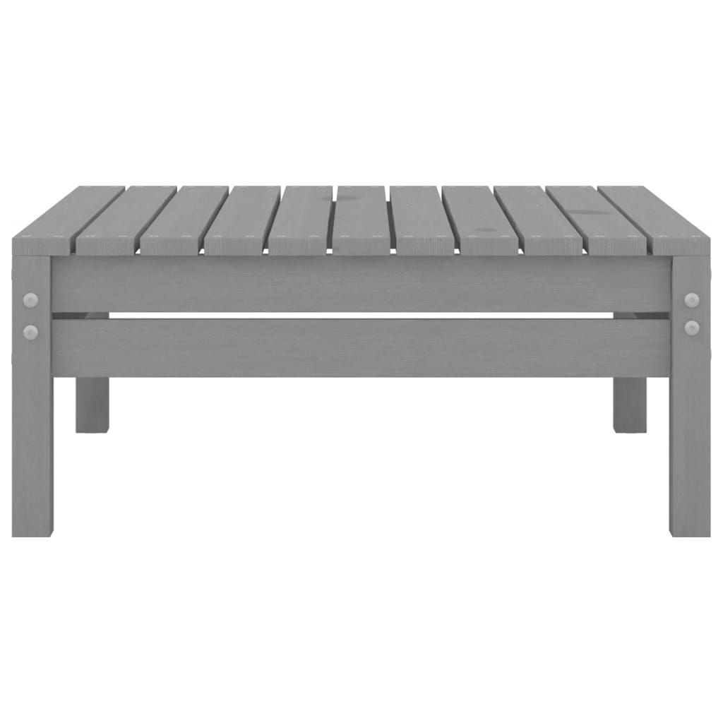 vidaXL 7-tlg. Garten-Lounge-Set Grau Kiefer Massivholz