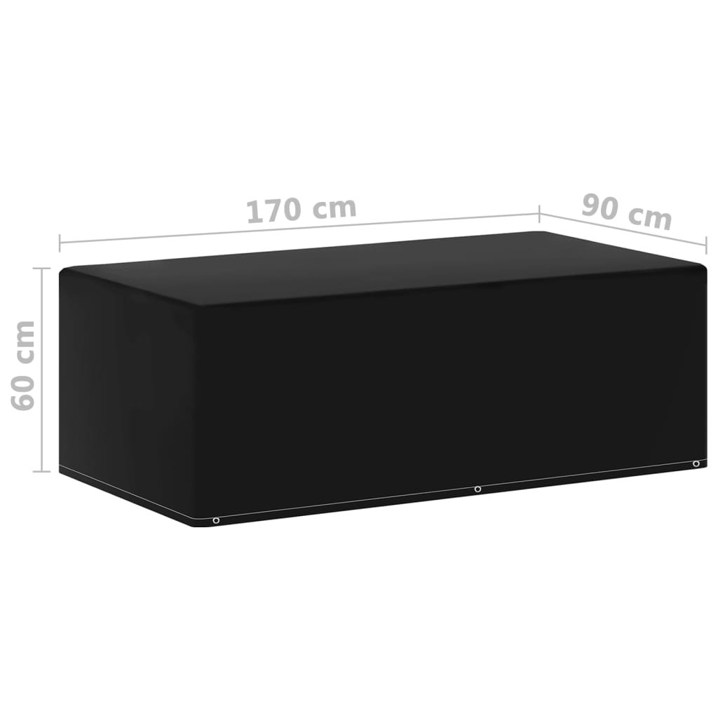 vidaXL Abdeckungen für Gartenmöbel und Gasgrills 2 Stk. 170x90x60 cm