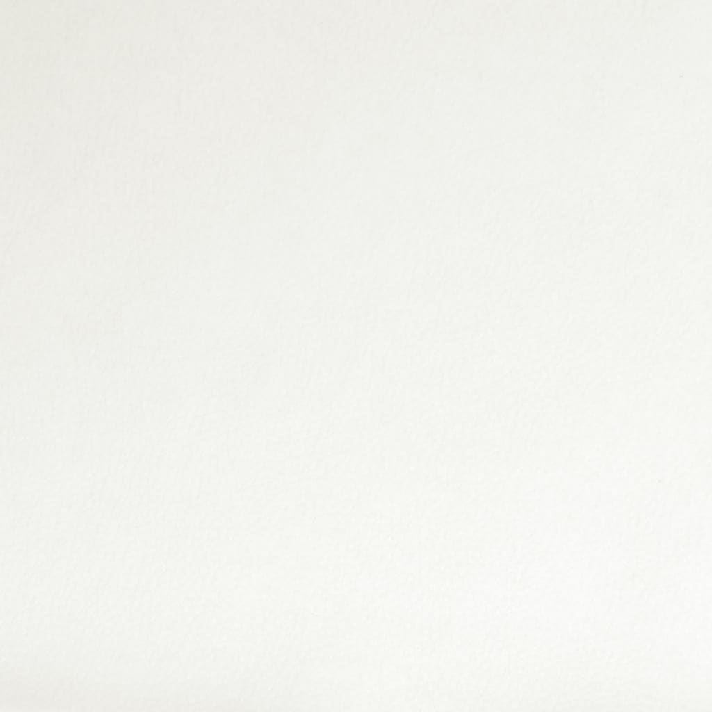 vidaXL Esszimmerstühle 4 Stk. Weiß Kunstleder