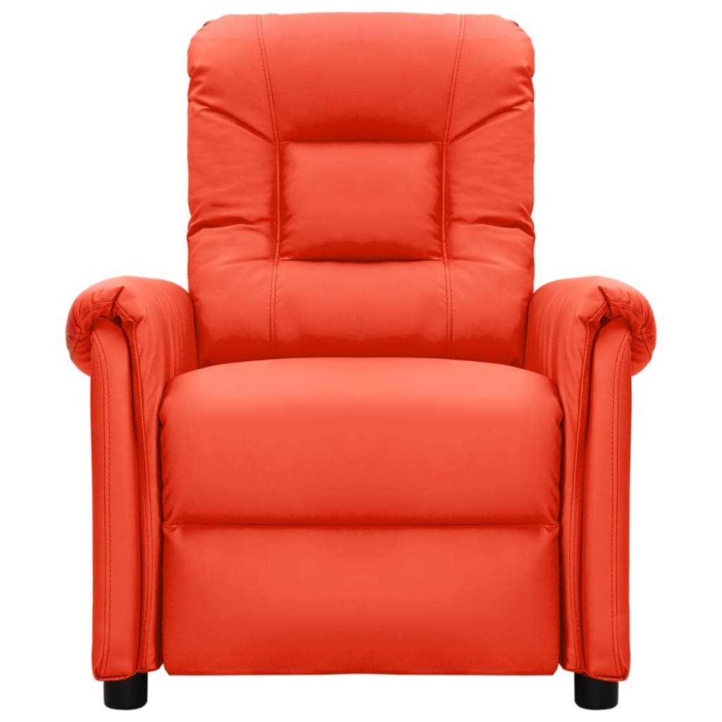 vidaXL Relaxsessel Elektrisch Rot Kunstleder