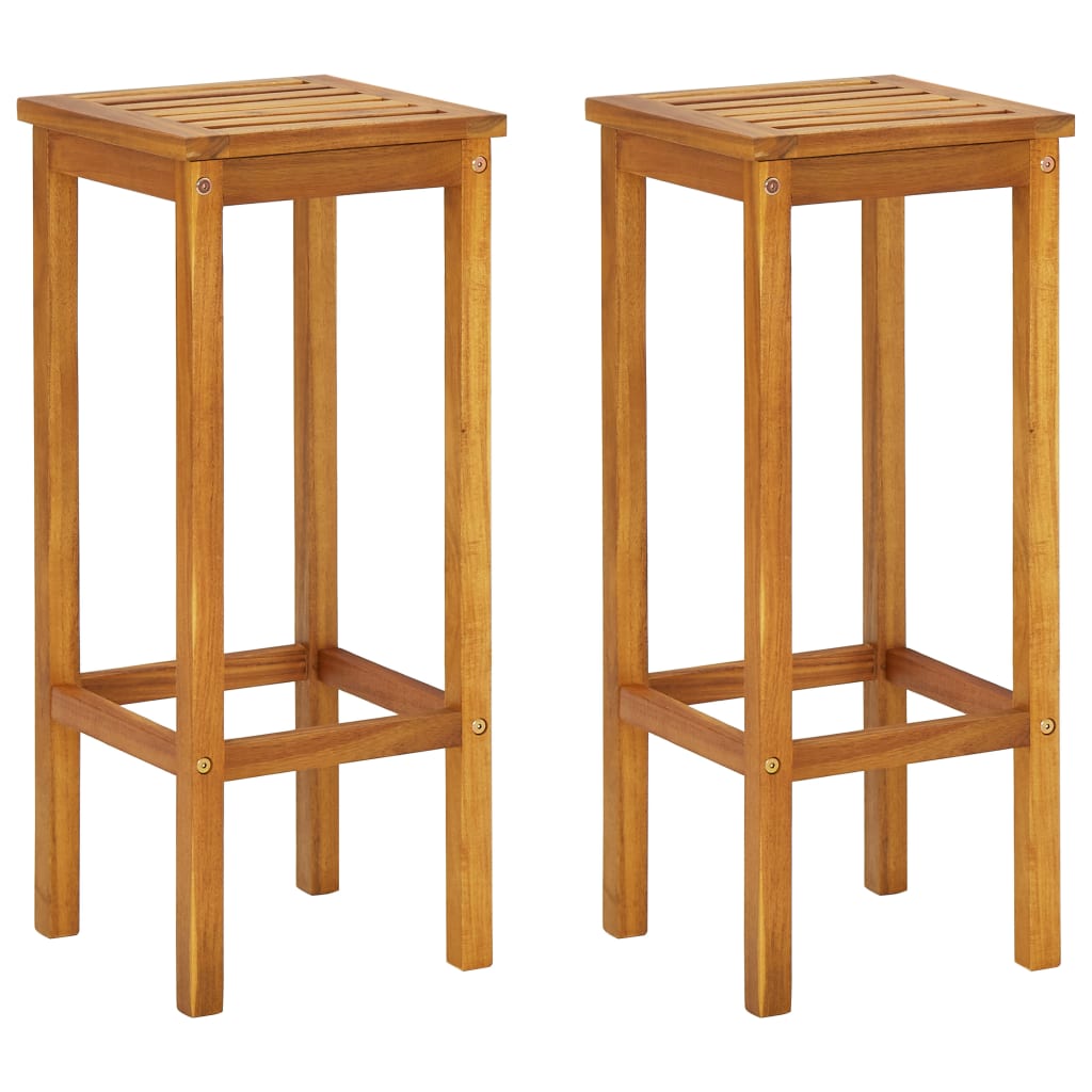 vidaXL 3-tlg. Balkon-Bar-Set Massivholz Akazie