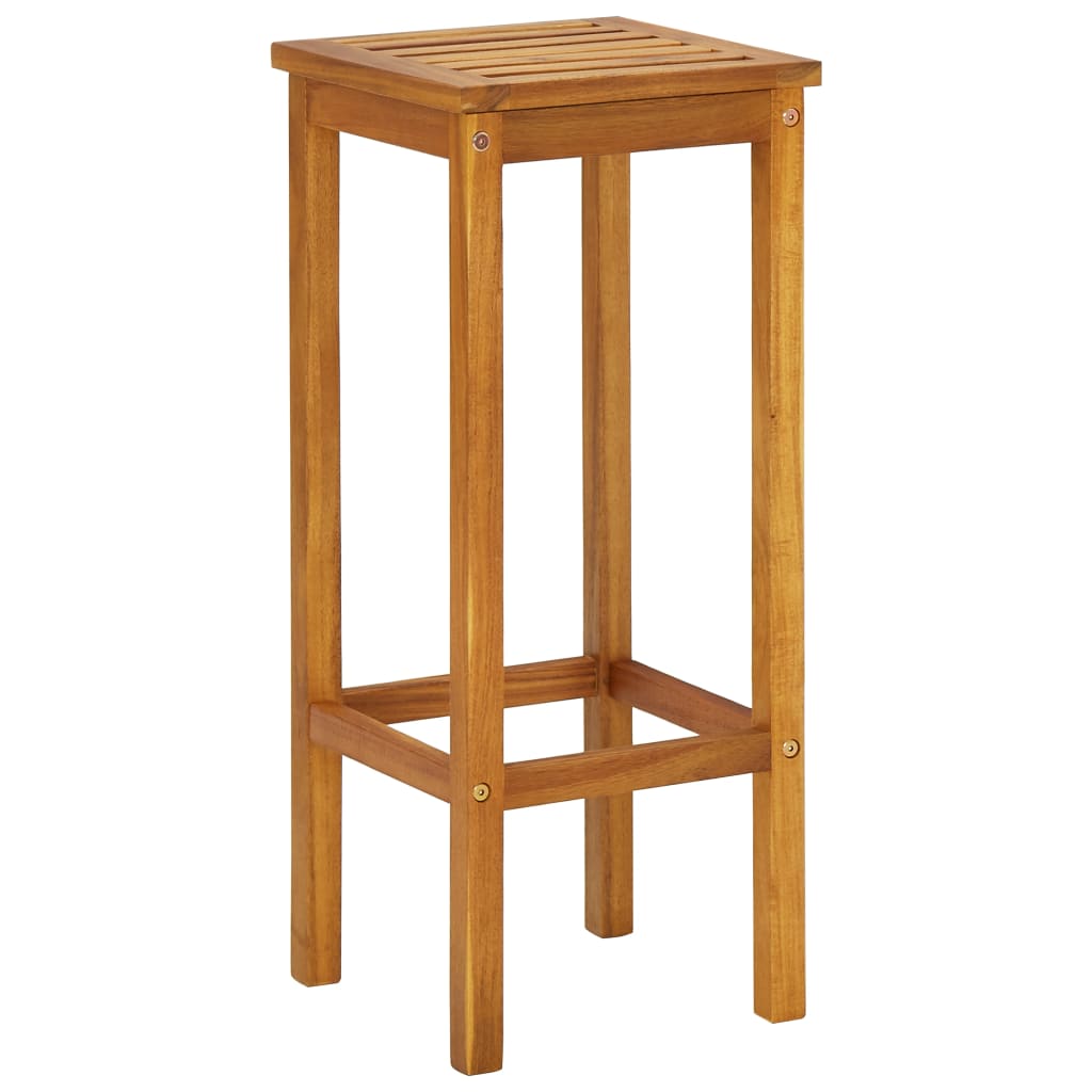vidaXL 3-tlg. Balkon-Bar-Set Massivholz Akazie