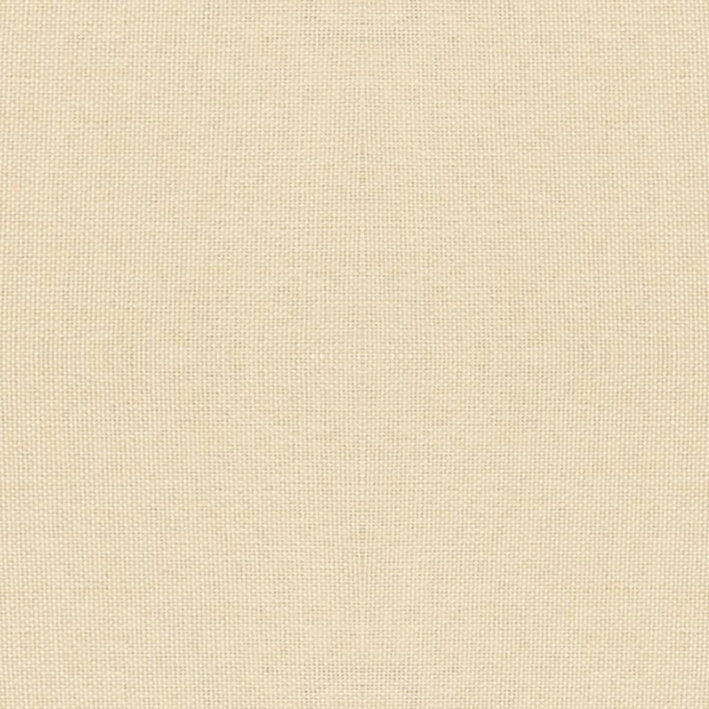 vidaXL Esszimmerstühle 2 Stk. Drehbar Creme Stoff