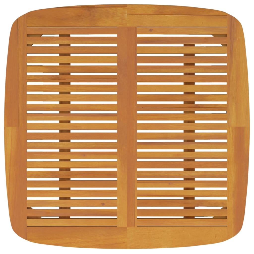 vidaXL Gartentisch 110x110x75 cm Massivholz Akazie