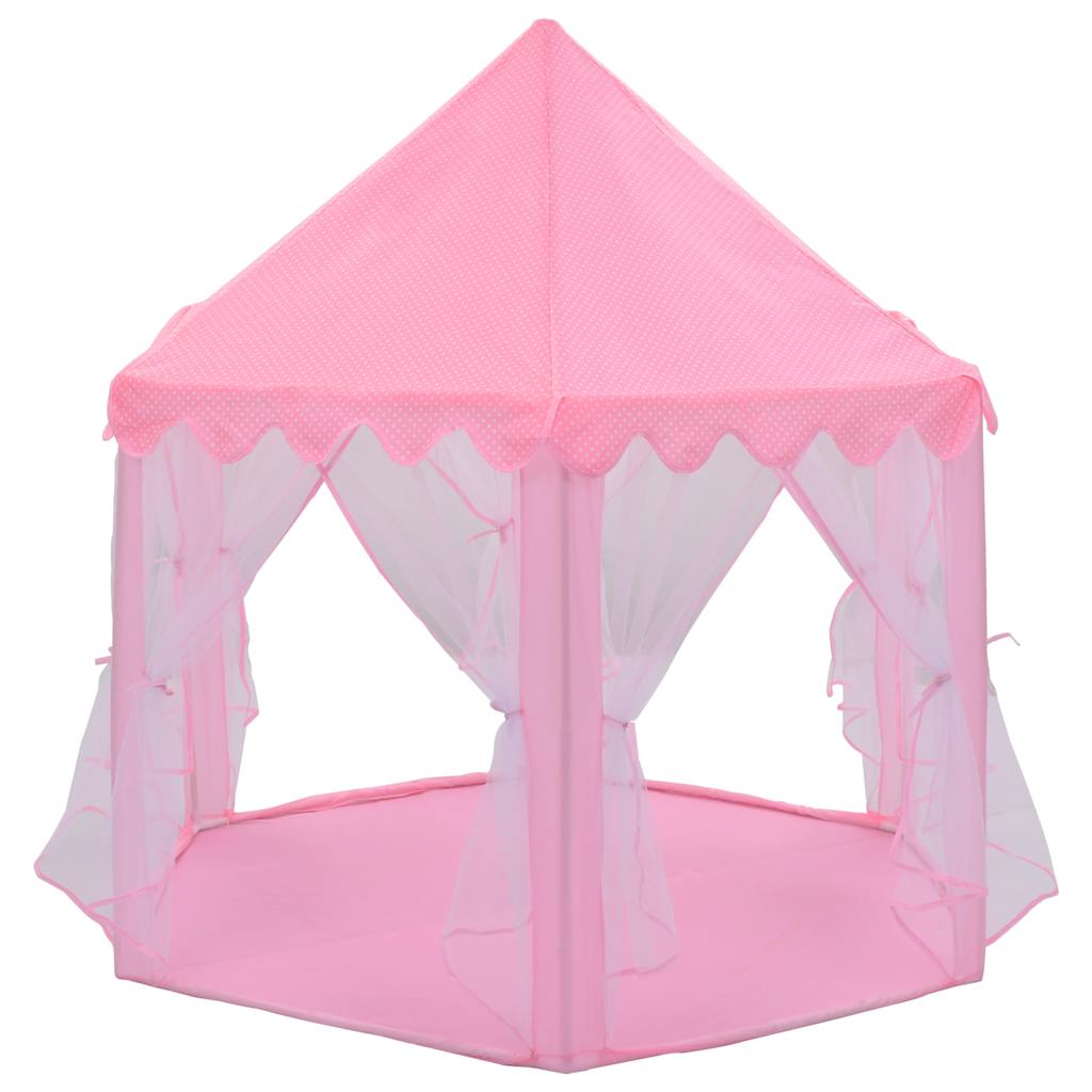 vidaXL Prinzessin-Spielzelt mit 250 Bällen Rosa 133x140 cm