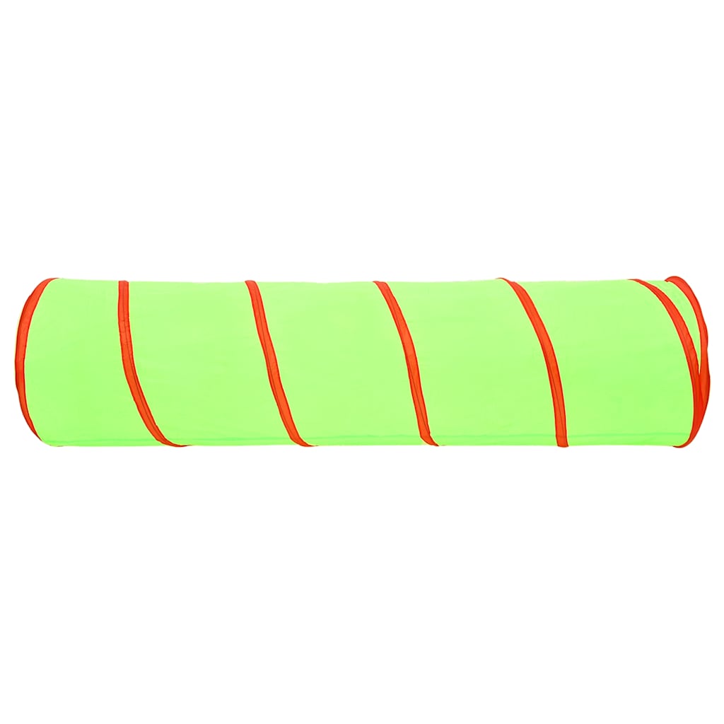 vidaXL Spieltunnel mit 250 Bällen Grün 175 cm Polyester
