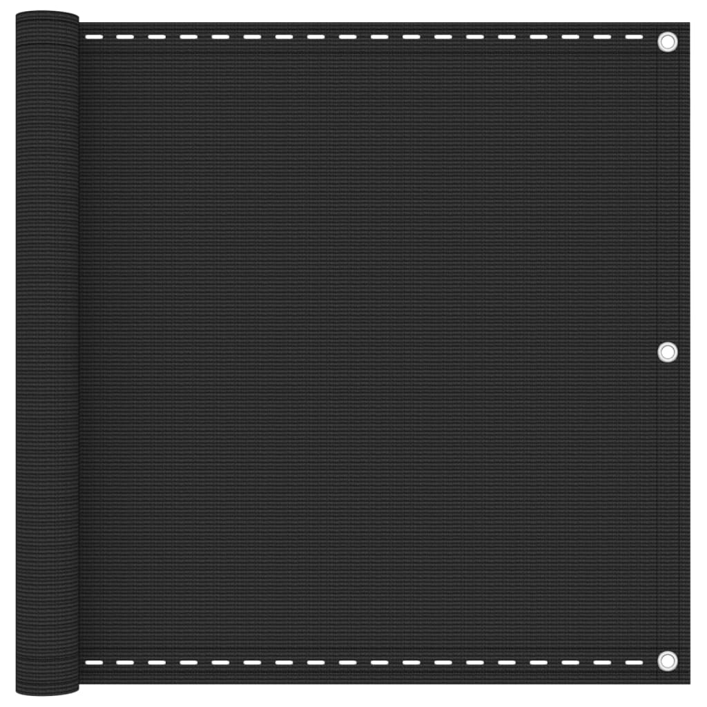 vidaXL Balkon-Sichtschutz Anthrazit 75x300 cm HDPE